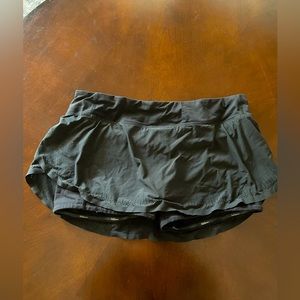 Lululemon running skort with side pockets